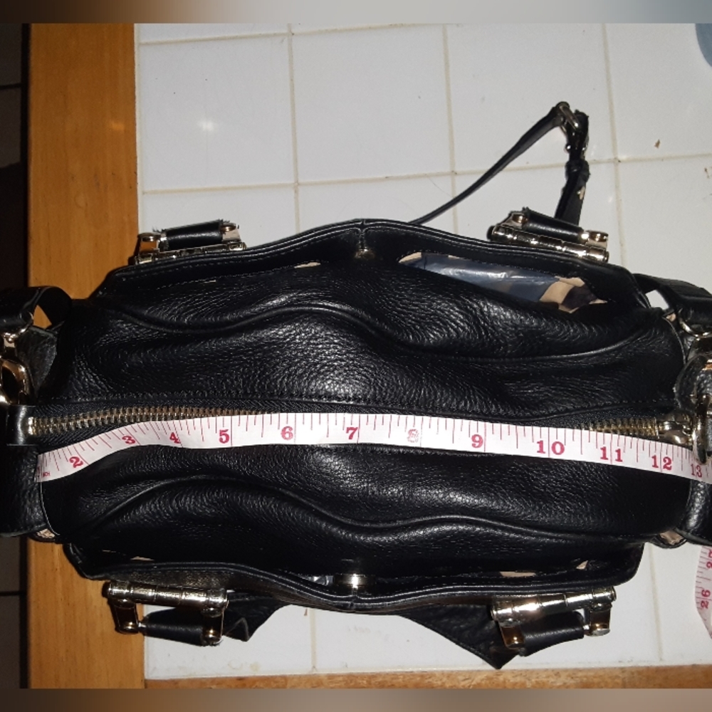 Kelsie Dragger Black Leather  Shoulder bag - Picture 6 of 15